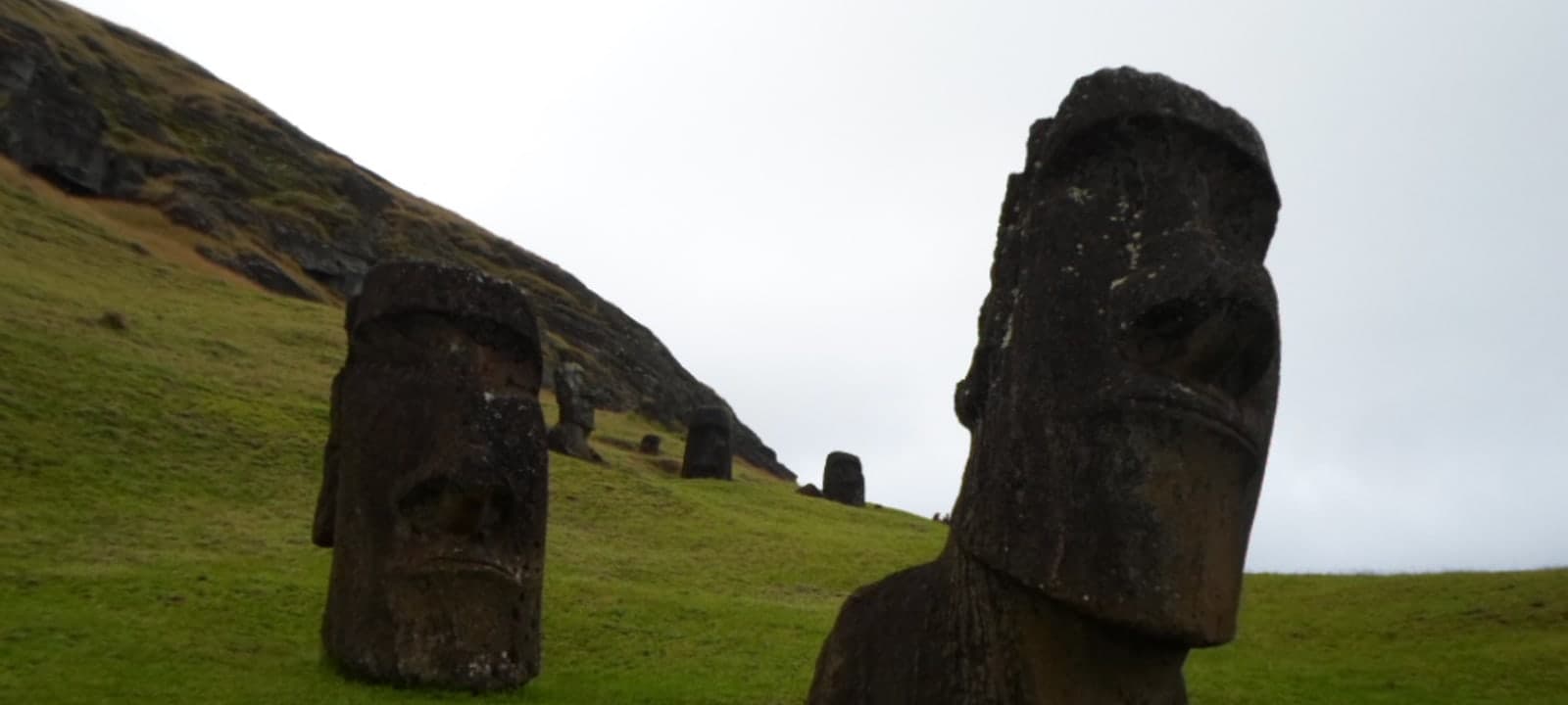 Breaking waves on deep blue water.